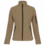 PS_K400_CAMEL - Hidalgo Dames softshell jas, camel — productfoto 24