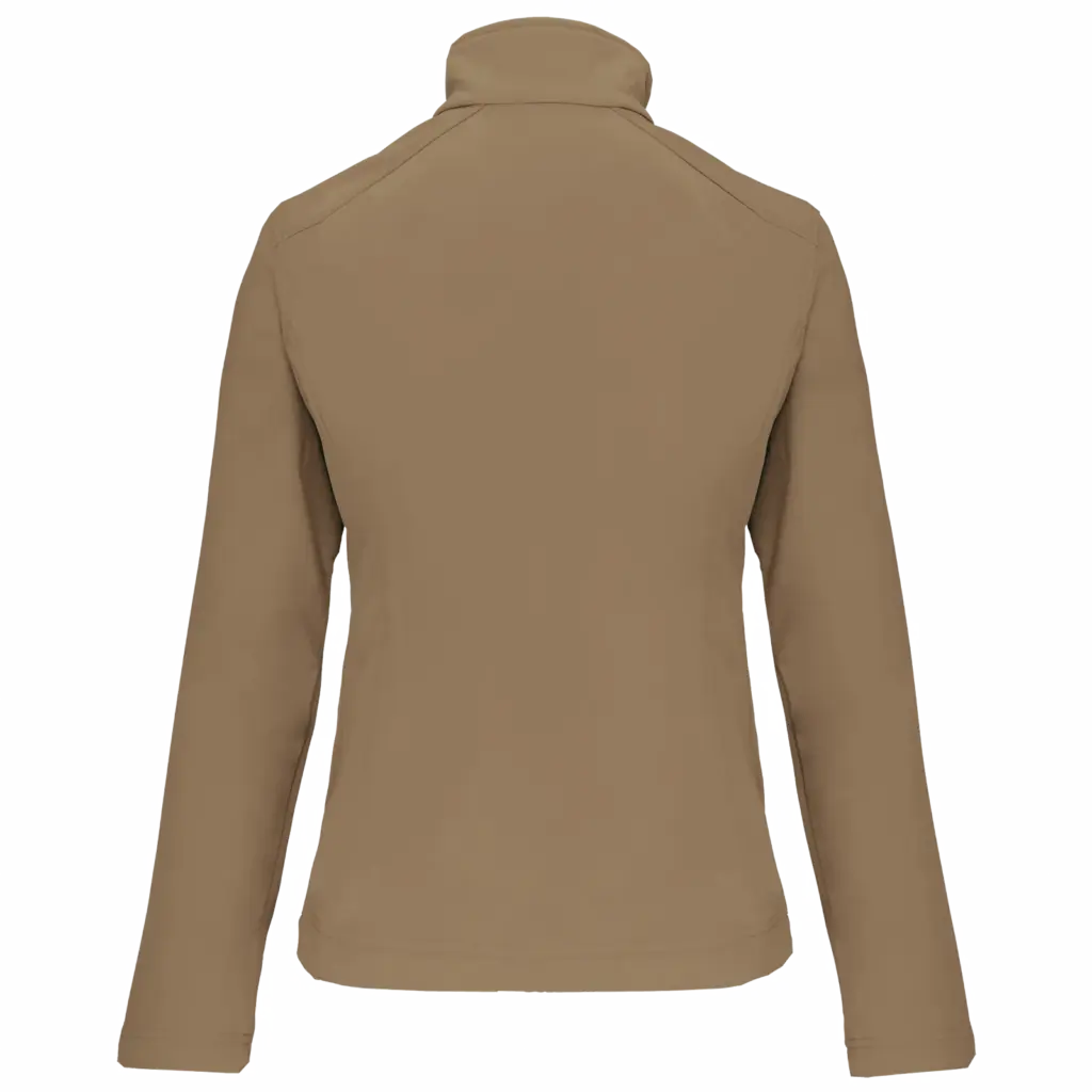 PS_K400-B_CAMEL - Hidalgo Dames softshell jas, camel — productfoto 25