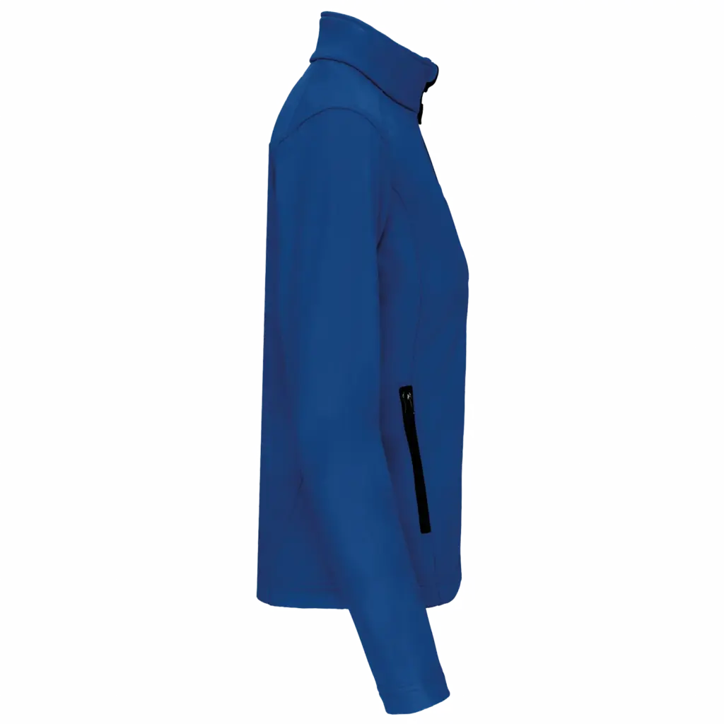PS_K400-S_DARKROYALBLUE - Hidalgo Dames softshell jas, dark royal blue — productfoto 29