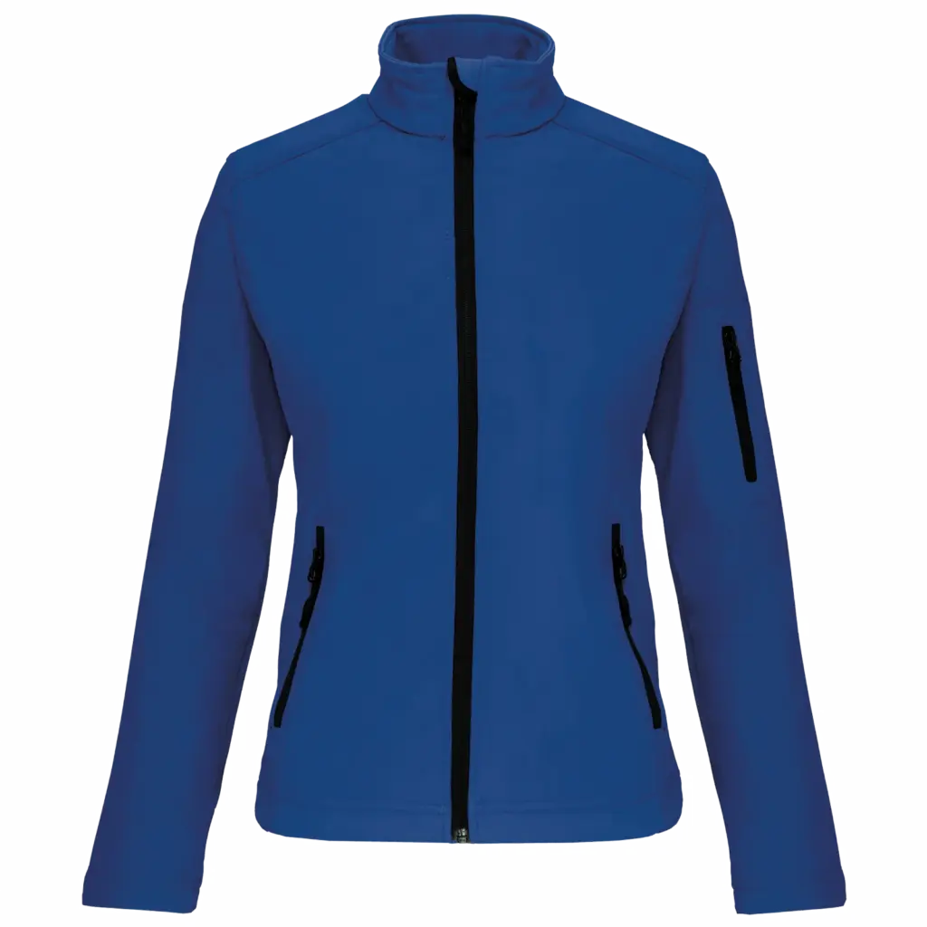 PS_K400_DARKROYALBLUE - Hidalgo Dames softshell jas, dark royal blue — productfoto 30