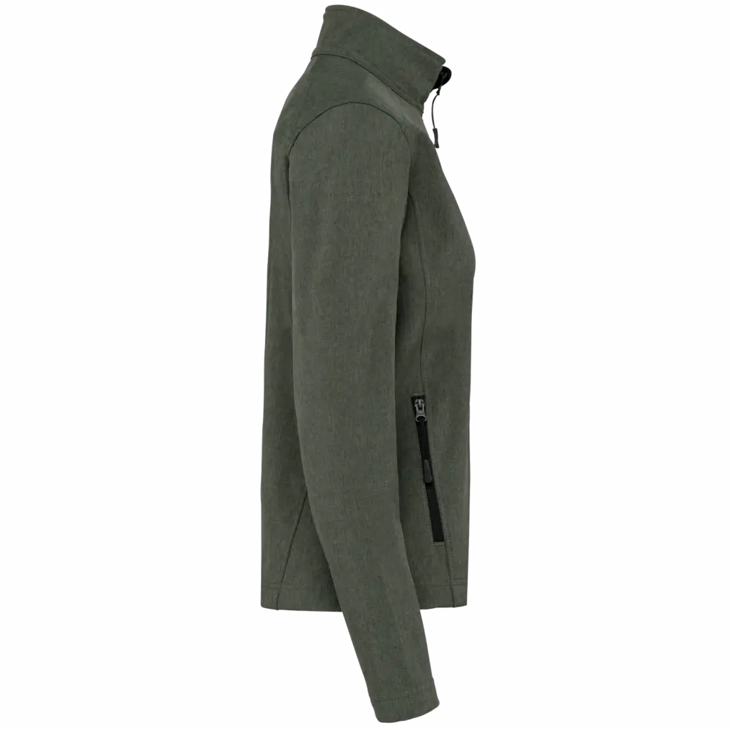 PS_K400-S_MARLGREEN - Hidalgo Dames softshell jas, marl green — productfoto 35