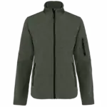 PS_K400_MARLGREEN - Hidalgo Dames softshell jas, marl green — productfoto 36