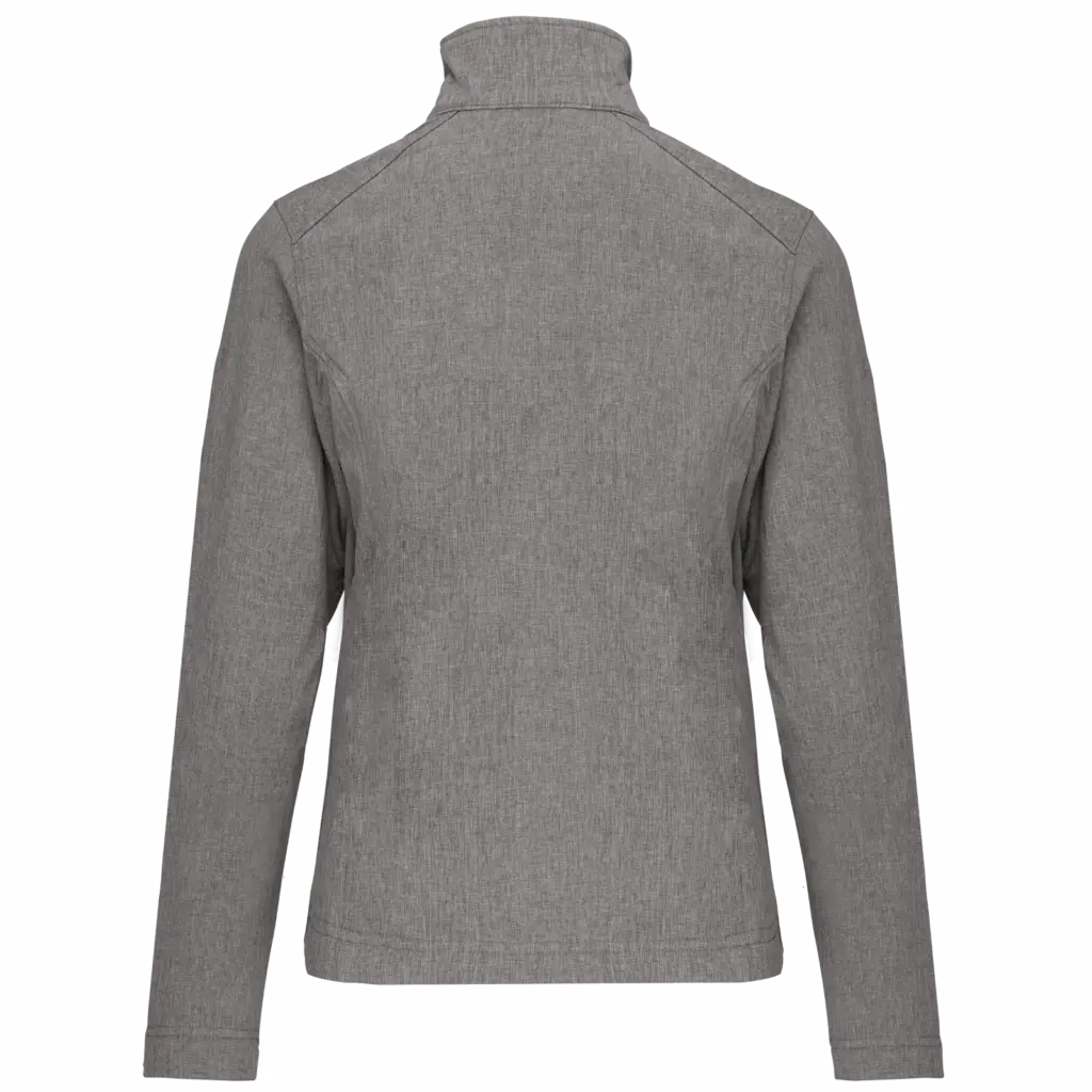 PS_K400-B_MARLGREY - Hidalgo Dames softshell jas, marl grey — productfoto 40