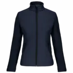 PS_K400_NAVY - Hidalgo Dames softshell jas, navy — productfoto 42