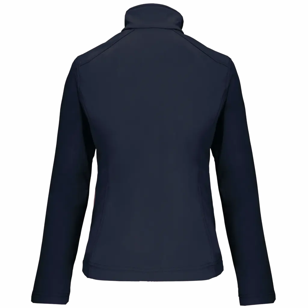 PS_K400-B_NAVY - Hidalgo Dames softshell jas, navy — productfoto 43