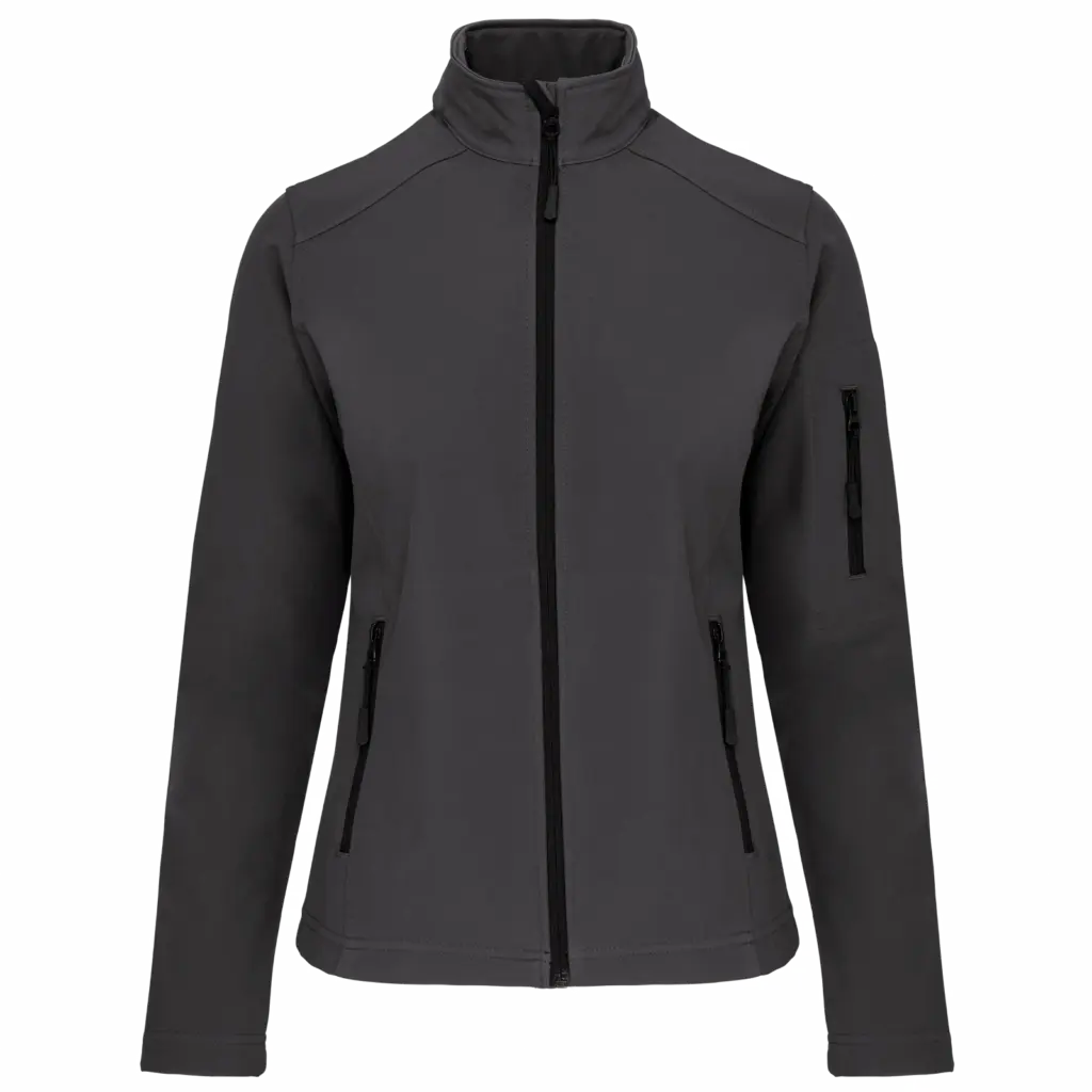 PS_K400_TITANIUM - Hidalgo Dames softshell jas, titanium — productfoto 48