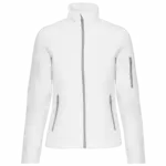 PS_K400_WHITE - Hidalgo Dames softshell jas, white — productfoto 51
