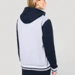 College jacket met capuchon unisex — productfoto 7