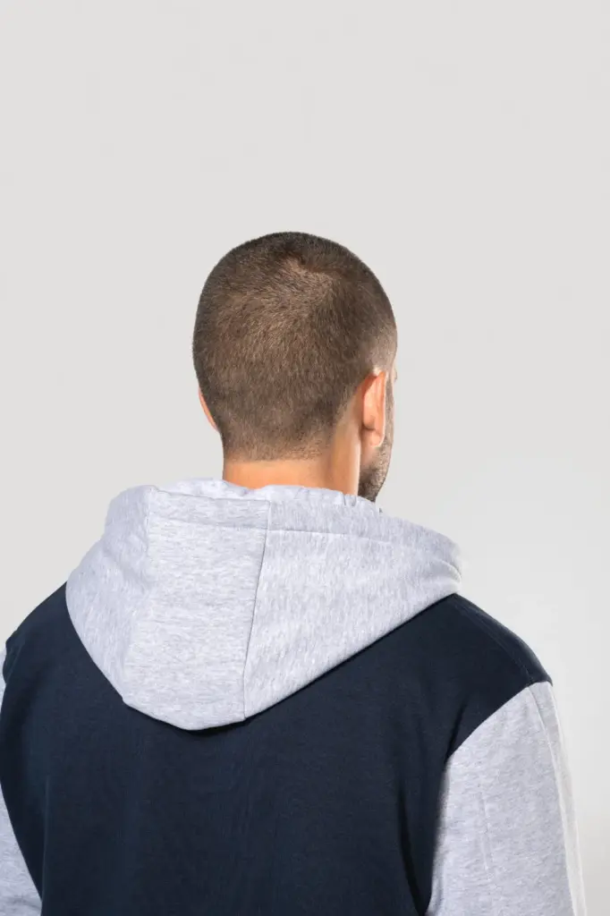 College jacket met capuchon unisex — productfoto 13