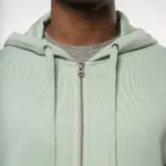 Ecologisch uniseks sweatvest met capuchon — productfoto 4