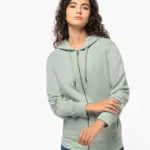 Ecologisch uniseks sweatvest met capuchon — productfoto 7