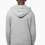 Ecologische uniseks sweater met capuchon — productfoto 3