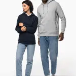 Ecologische uniseks sweater met capuchon — productfoto 10