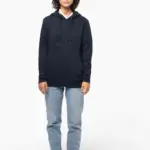 Ecologische uniseks sweater met capuchon — productfoto 11