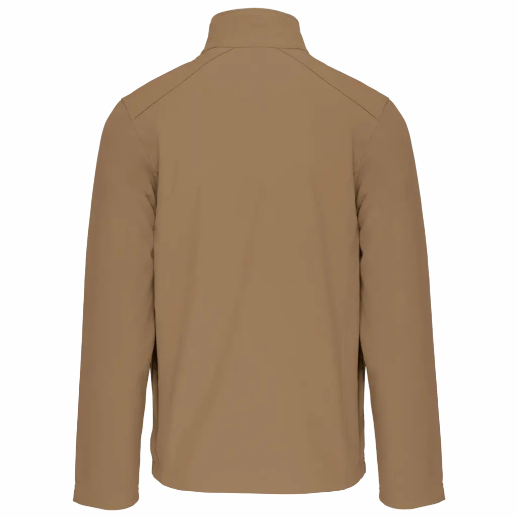 Softshell jas, camel — productfoto 16