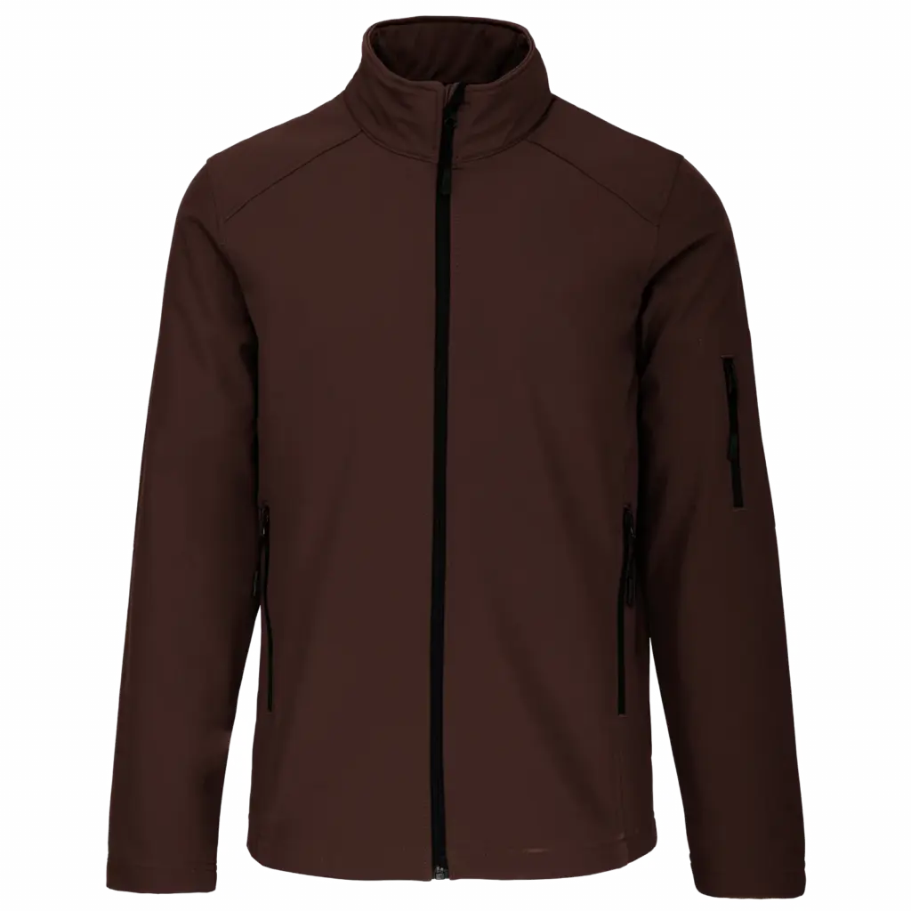 Softshell jas, chocolate — productfoto 18