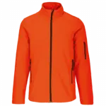 Softshell jas, fluorescent orange — productfoto 24
