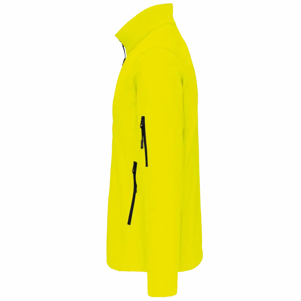 Softshell jas, fluorescent yellow — productfoto 26