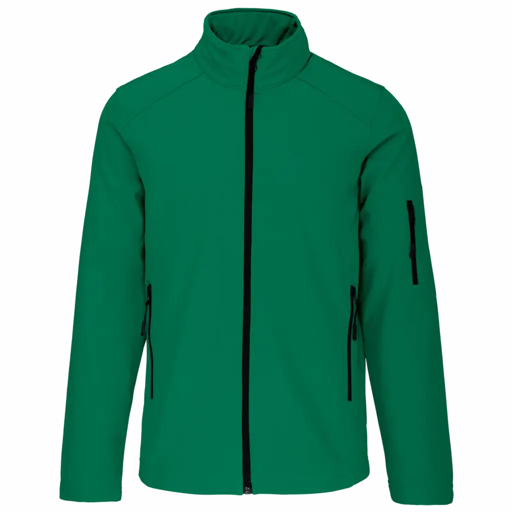 Softshell jas, kelly green — productfoto 30