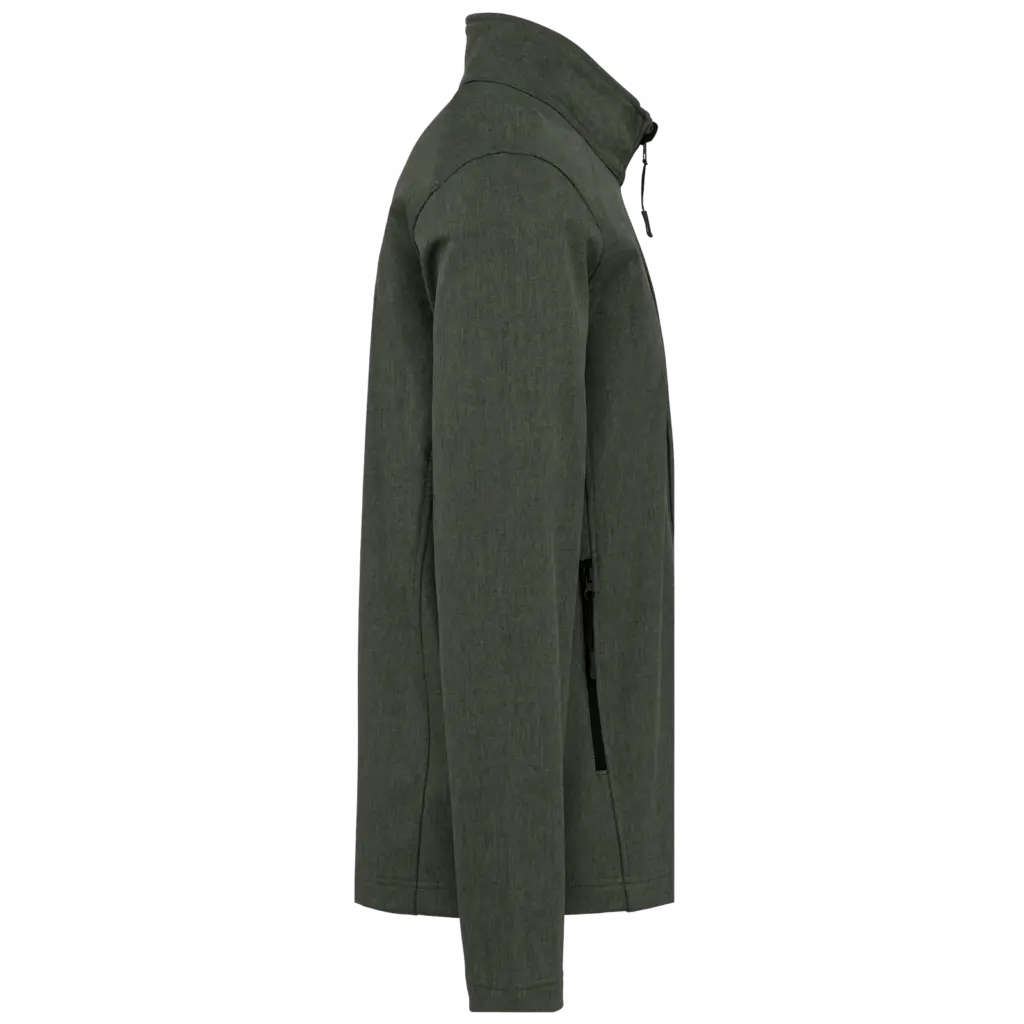 Softshell jas, marl green — productfoto 32