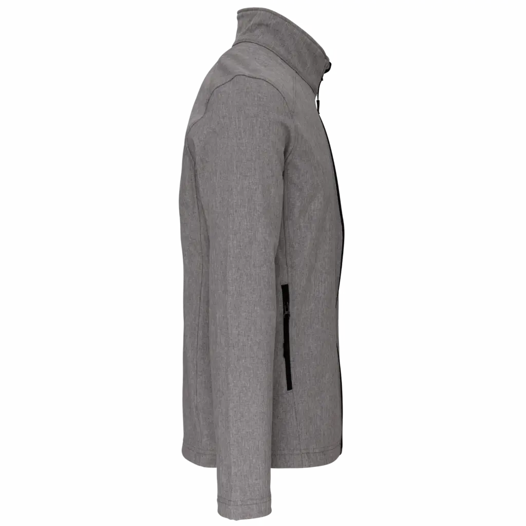 Softshell jas, marl grey — productfoto 35