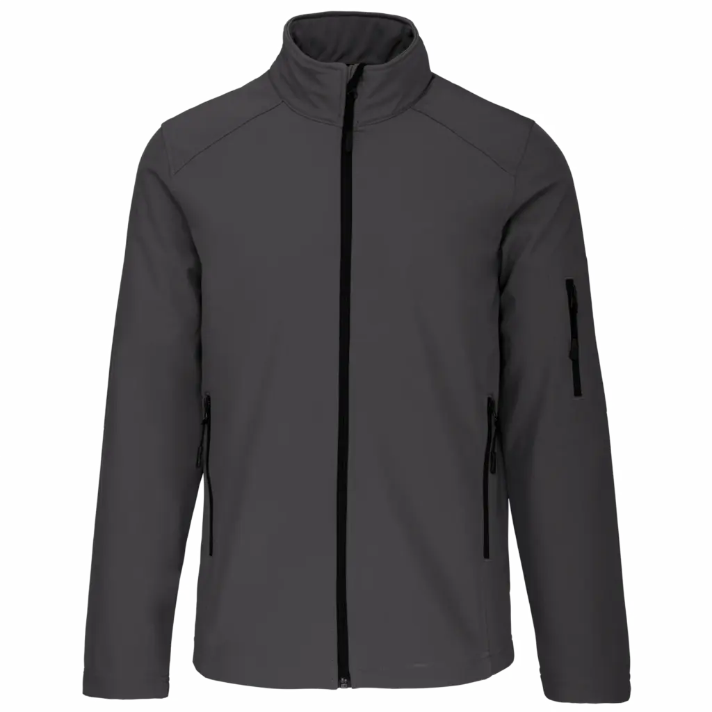 Softshell jas, titanium — productfoto 45