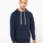 K4013-9_2025 - Hidalgo Unisex sweater met capuchon met contrasterend motief — productfoto 2