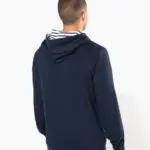 K4013-7_2025 - Hidalgo Unisex sweater met capuchon met contrasterend motief — productfoto 3