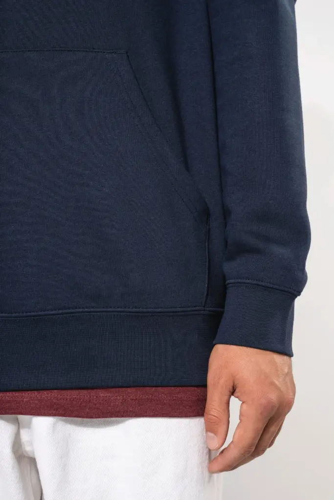 K4013-12_2025 - Hidalgo Unisex sweater met capuchon met contrasterend motief — productfoto 5