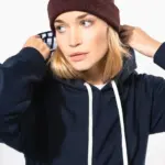K4013-13_2025 - Hidalgo Unisex sweater met capuchon met contrasterend motief — productfoto 9
