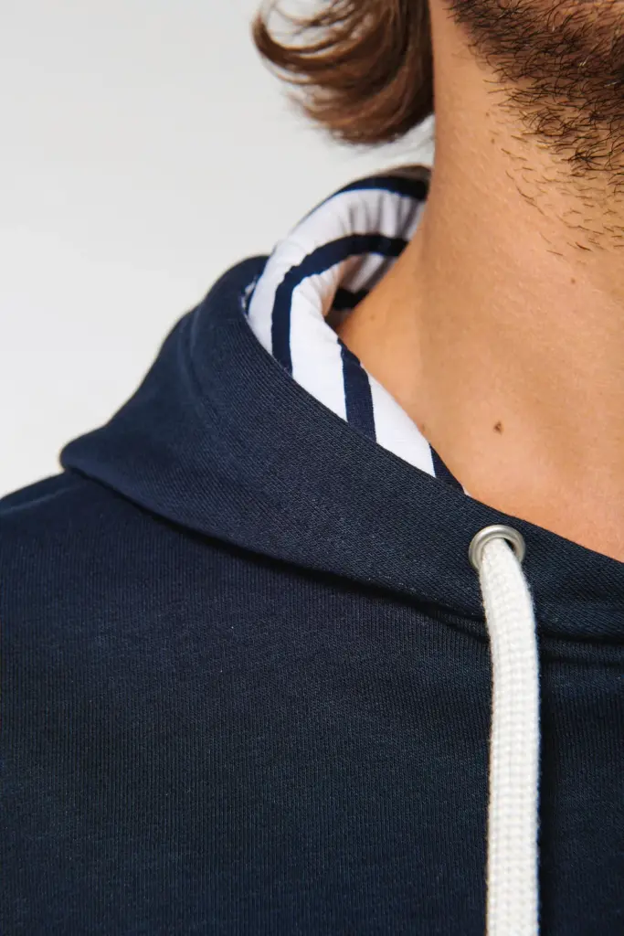 K4013-23_2022 - Hidalgo Unisex sweater met capuchon met contrasterend motief — productfoto 13