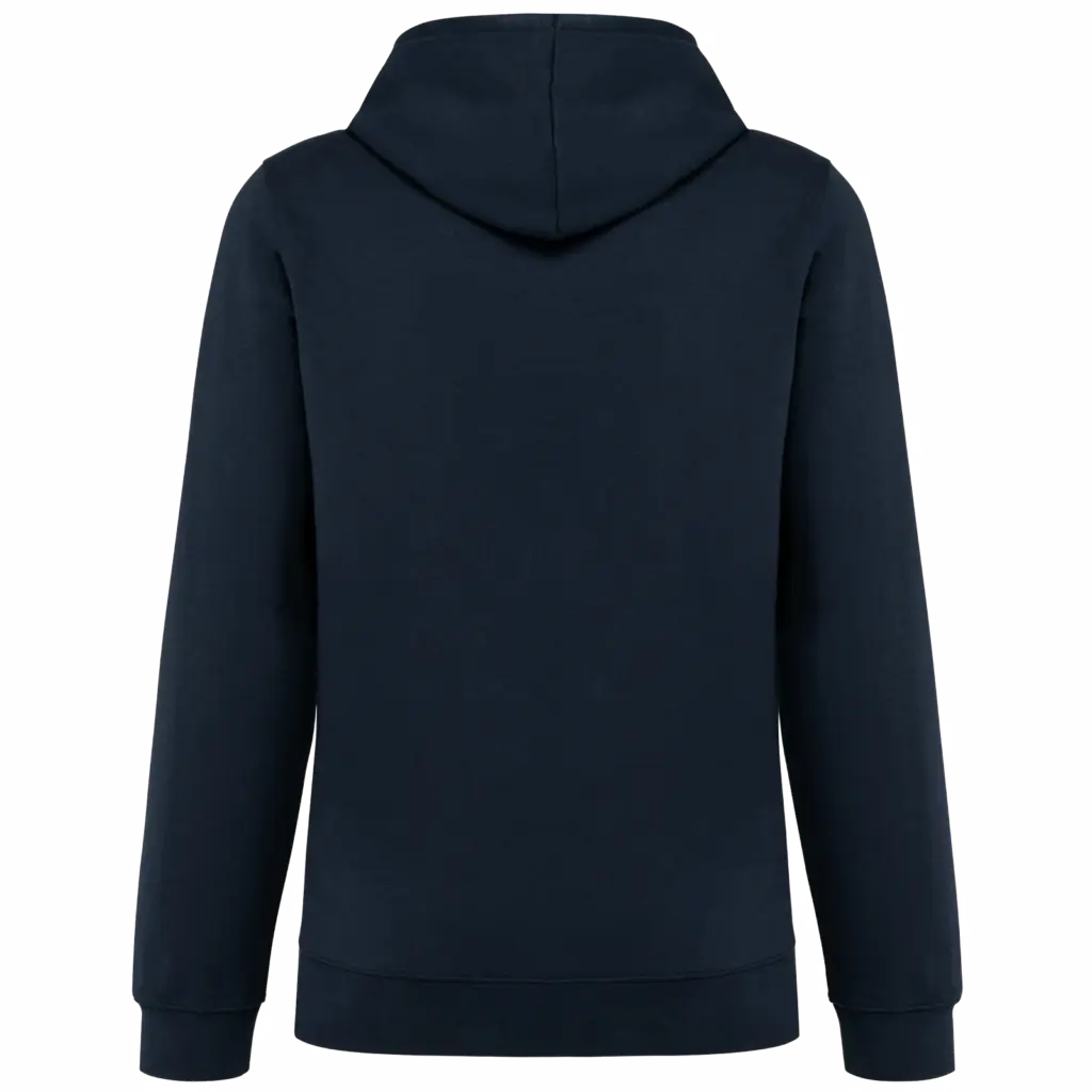 PS_K4013-B_NAVY-REDTARTAN - Hidalgo Unisex sweater met capuchon met contrasterend motief, navy / red tartan — productfoto 22