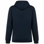 PS_K4013-B_NAVY-REDTARTAN - Hidalgo Unisex sweater met capuchon met contrasterend motief, navy / red tartan — productfoto 22