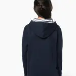 Sweater met contrasterende capuchon met motief — productfoto 3