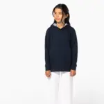 Sweater met contrasterende capuchon met motief — productfoto 16