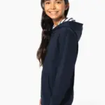 Sweater met contrasterende capuchon met motief — productfoto 18