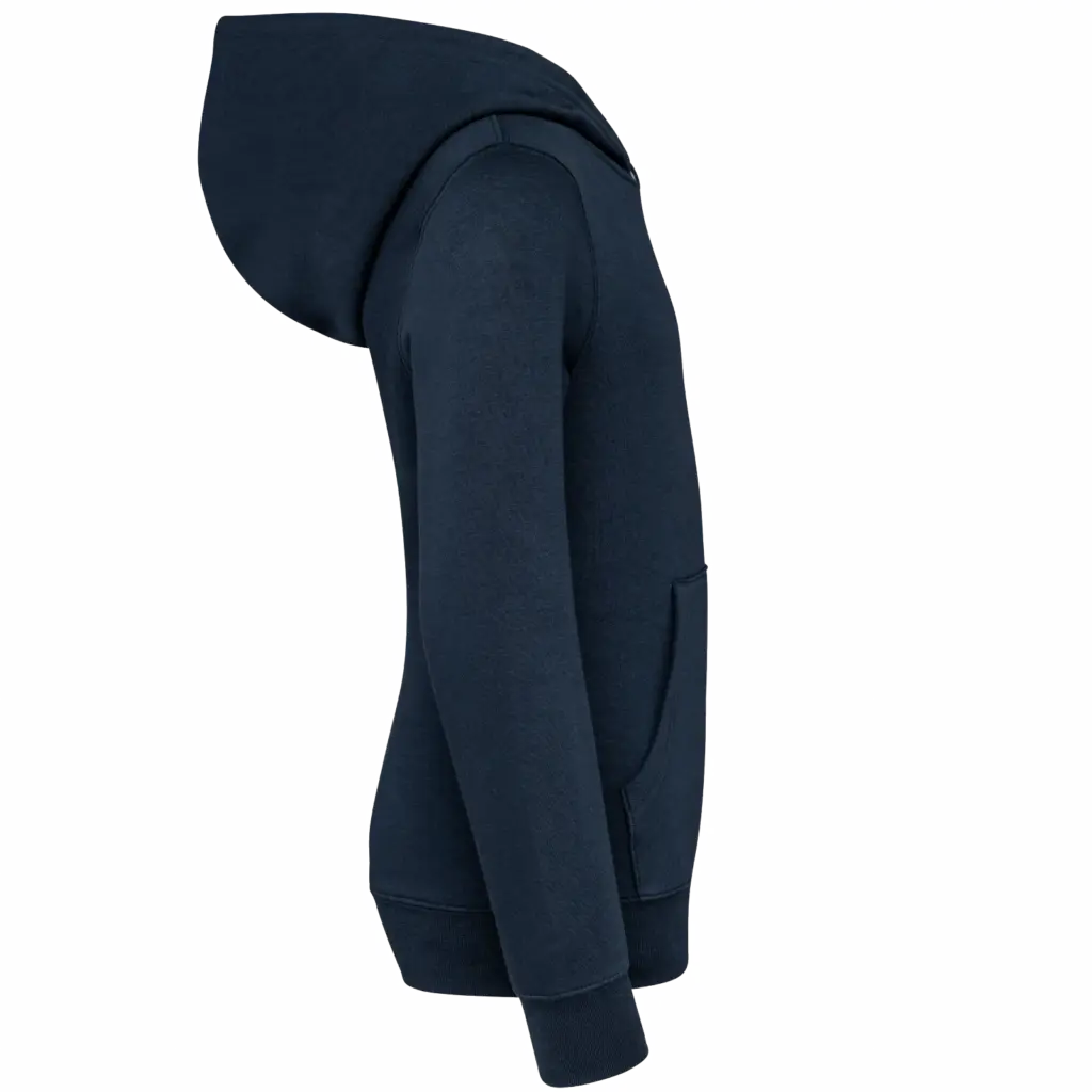 Sweater met contrasterende capuchon met motief, navy / mariniere — productfoto 26