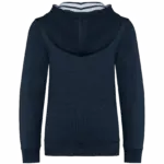 Sweater met contrasterende capuchon met motief, navy / mariniere — productfoto 28