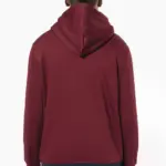 Driekleurige unisex sweater met capuchon — productfoto 5