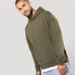 Oversized fleece sweater met capuchon — productfoto 4