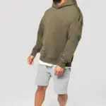 Oversized fleece sweater met capuchon — productfoto 5