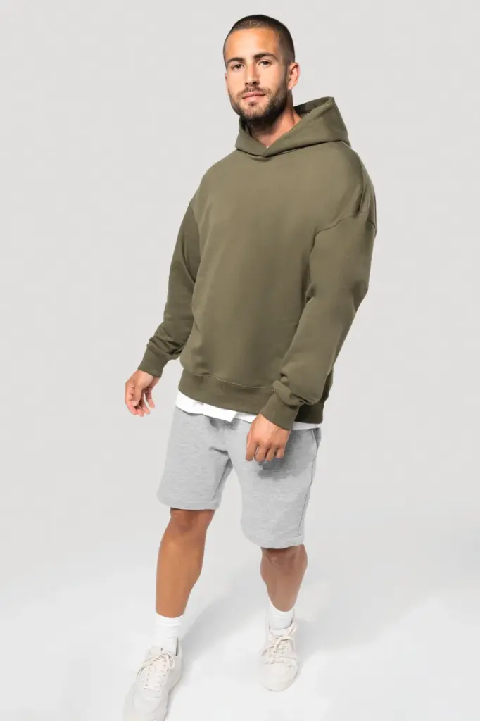 K4018-14_2024 - Hidalgo-werbeartikel Oversized fleece sweater met capuchon — productfoto 5
