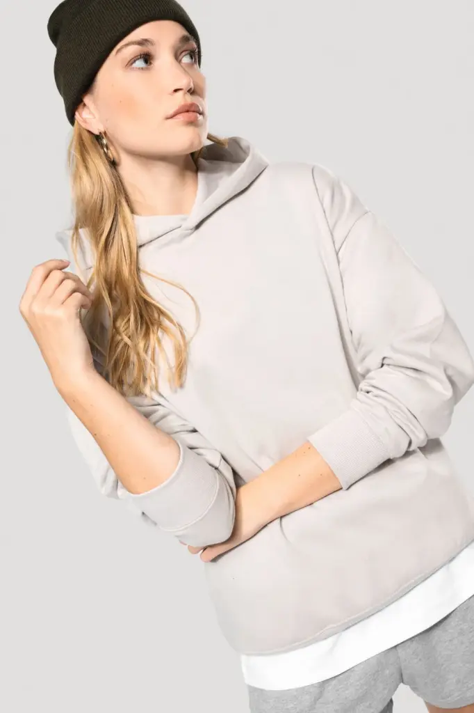K4018-15_2024 - Hidalgo-werbeartikel Oversized fleece sweater met capuchon — productfoto 6