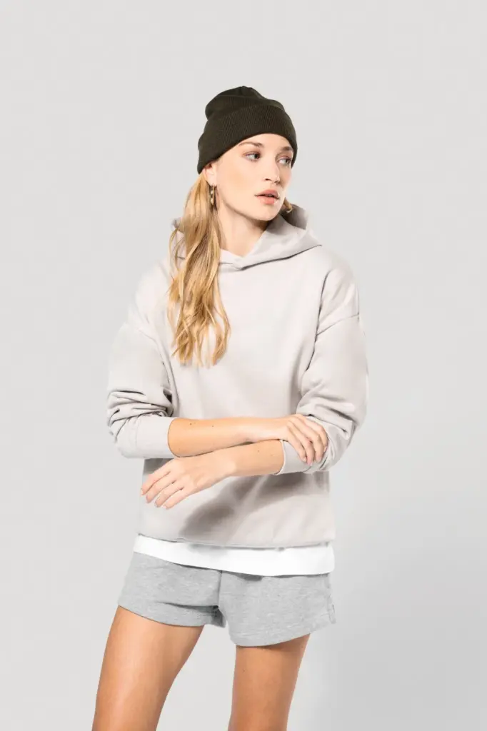 K4018-17_2024 - Hidalgo-werbeartikel Oversized fleece sweater met capuchon — productfoto 8