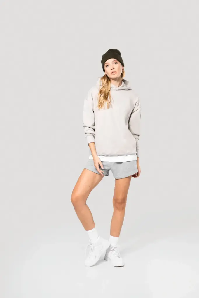 K4018-19_2024 - Hidalgo-werbeartikel Oversized fleece sweater met capuchon — productfoto 9