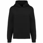 PS_K4018_BLACK - Hidalgo-werbeartikel Oversized fleece sweater met capuchon, black — productfoto 15