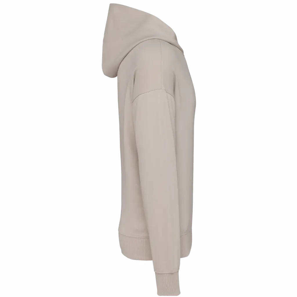 PS_K4018-S_CLAY - Hidalgo-werbeartikel Oversized fleece sweater met capuchon, clay — productfoto 17