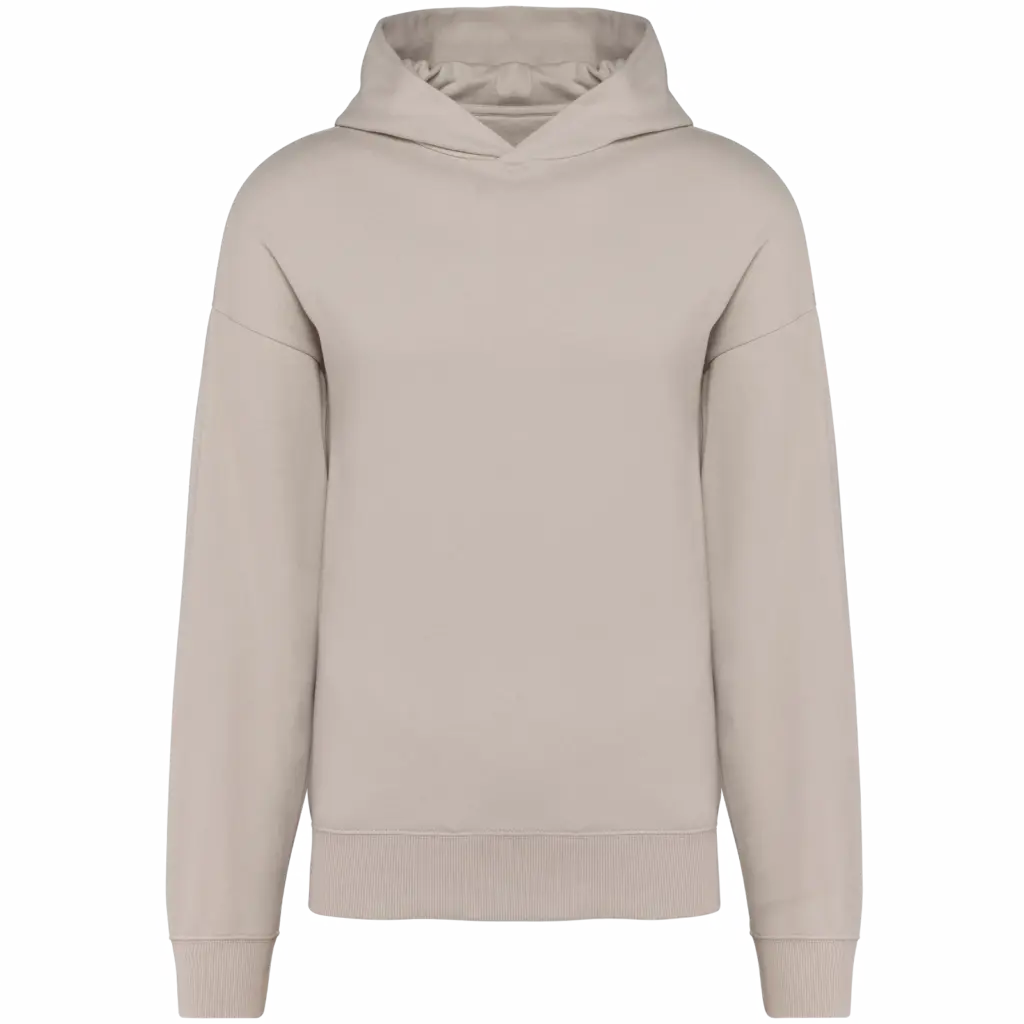 PS_K4018_CLAY - Hidalgo-werbeartikel Oversized fleece sweater met capuchon, clay — productfoto 18