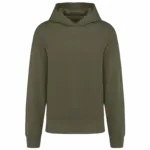 PS_K4018_LIGHTKHAKI - Hidalgo-werbeartikel Oversized fleece sweater met capuchon, light khaki — productfoto 21