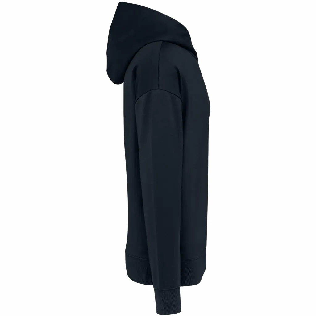 PS_K4018-S_NAVY - Hidalgo-werbeartikel Oversized fleece sweater met capuchon, navy — productfoto 23
